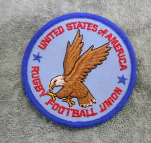#D463. UNITED STATES OF AMERICA RUGBY FOOTBALL UNION PATCH - Picture 1 of 2