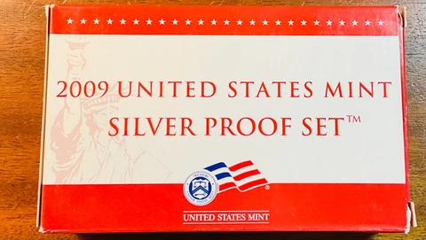 2009 S Silver Proof Set W/Box & COA Cover