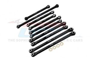 FULL ALLOY F & R CHASSIS TIE ROD W/ STEERING ROD AXI214002 FOR 1/18 AXIAL UTB18