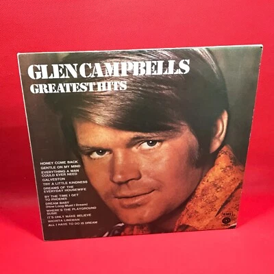 GLEN CAMPBELL Greatest Hits 1971 UK Vinyl LP Wichita Lineman best of Glenn F - Image 1 of 4