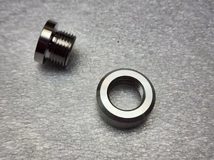 stainless steel AFR O2 Oxygen Sensor PLUG and BUNG KIT M18x1.5MM curved for tube - Picture 1 of 10
