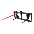 Titan Attachments Black Global Euro Hay Frame Attachment with 49' Hay Spear
