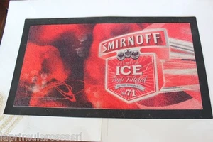 TOVAGLIETTA VINTAGE DA PUB cm 43X24 SMIRNOFF VODKA VINTAGE BEER MAT - Foto 1 di 3