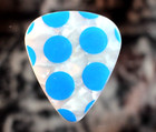 Buddy Guy ~ 2022 Tour Guitar Pick ~ Stage Tosser ~ Large Blue Polka Dots