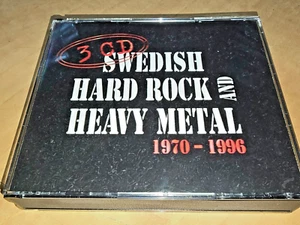 SWEDISH HARD ROCK & METAL 1970-96 3 CD Box 1996-Madison-Easy action-Nasty Idols - Picture 1 of 2