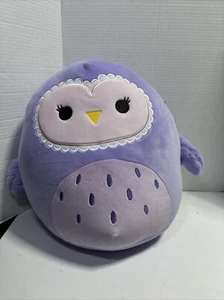Squishmallows Originale 14 Pollici Scarlito Viola Barn Owl - Foto 1 di 4