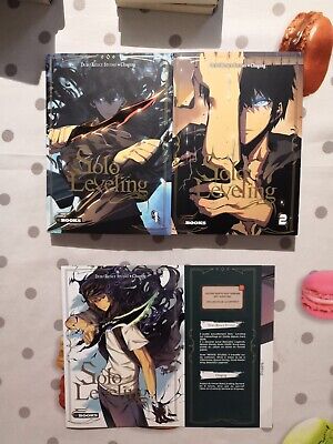 Solo Leveling Tome 1 Et 2 + Jaquette Exclusive Collector - Edition KBOOKS - Neuf • 108.41€