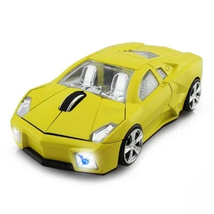 Wireless Sports Car Mouse Computer Mice Shiny Surface 2.4GHz Wireless Mouse Y... - Picture 1 of 8