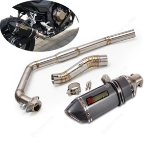 For Honda CBR300R CB300R/F 2015-2017 Exhaust System Motorcycle 51mm Muffler Pipe - Picture 1 of 12