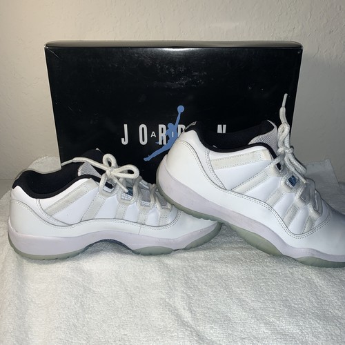 Scarpe da basket Nike Air Jordan 11 Low GS Legend blu 7y 528896 117 nuove con scatola