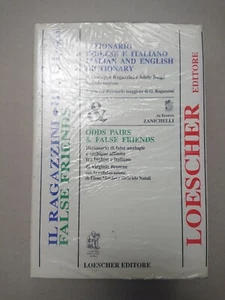 DIZIONARIO INGLESE ITALIANO ITALIANO INGLESE LOESCHER LIBRO - Foto 1 di 3