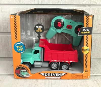 DRIVEN by Battat Micro Series Remote Control Dump Truck Lights & Sounds ~ NIP - Image 1 of 4