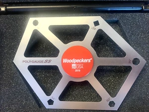 2019 Woodpeckers Poly-Gauge SS with Storage Box, Open Box, Free Shipping - Picture 1 of 5