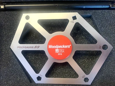 2019 Woodpeckers Poly-Gauge SS with Storage Box, Open Box, Free Shipping - Image 1 of 4