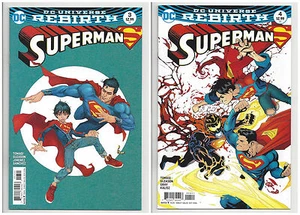 SUPERMAN #3 & #4 (1st PRINT) DC REBIRTH & SUPER SON Tomasi 2016 NM- NM  - Picture 1 of 3