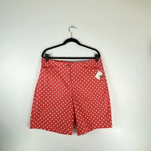 Kim Rogers Stretch Damen 16 Walking Bermuda Shorts Chino Polka Dots koralle pink - Bild 1 von 10