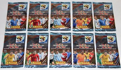 Panini ADRENALYN XL TRADING CARD WC SOUTH AFRICA 2010 - 10 BOLSAS PAQUETES BOOSTER