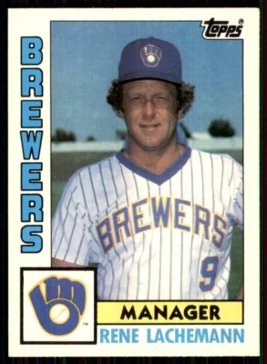 1984 Topps Traded Rene Lachemann Milwaukee Brewers #67T - Image 1 of 2