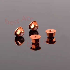 # 31045 4P Aluminum M4 Lock Nuts 1/10 Truck HIMOTO E10MTL E10MT E10BP FOR RC - Picture 1 of 41