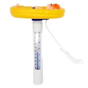 New HD Cartoon Floating Pool Thermometer Plastic Swimming Pool Thermometer Batht - Picture 1 of 8