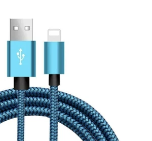 3M Braid iPhone FAST Charger For IOS Cable USB Lead 14 13 12 11 5 6 7 8 X XS XR - Photo 1 sur 4