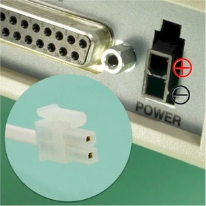 REPLACEMENT POWER SUPPLY w/2-PIN MOLEX Connector for MultiTech Modem MT5600BA - Picture 1 of 1