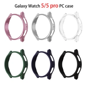 Screen Protector For Samsung Galaxy Watch 5 Pro 45mm PC Hard Case Cover - Picture 1 of 21