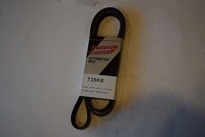 Premium Choice Serpentine Drive Belt 735K6, 6PK1865, 5060735, K060735, 4060735 - Picture 1 of 1