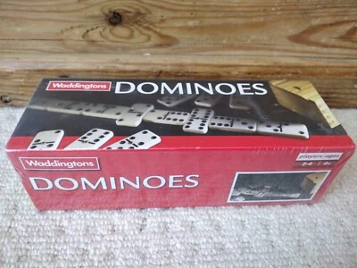 Waddingtons Dominoes in Wooden Box - Double 6 *NEW & SEALED c2004* - Image 1 of 3