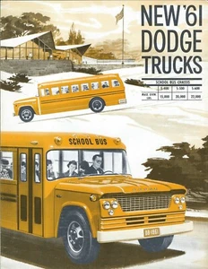 Bus Chassis Brochure - Dodge S-400 S-500 S-600 School - 1961 (BU195) - Picture 1 of 1
