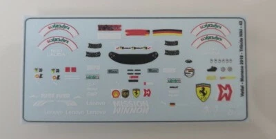 Ferrari SF90 Sebastian Vettel "Monaco GP - Figure Decals, Niki Lauda " 2019 1/43 - Bild 1 von 2