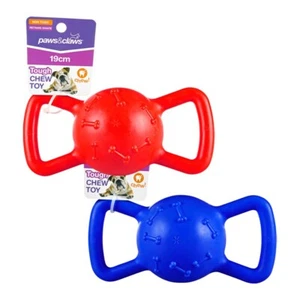 4 x Super Tuff Tug-Of-War Pet Rubber Toys Chew Dog Toy Pet Puppy Heavy Duty 19cm - Picture 1 of 3