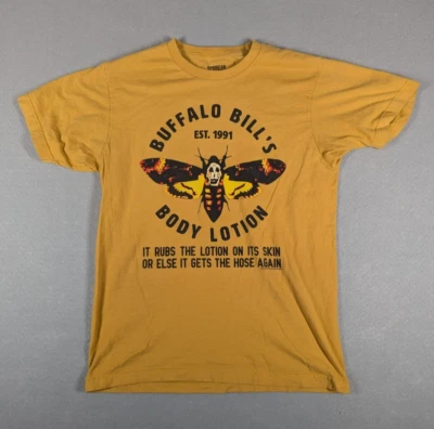Camiseta Buffalo Bills Body Lotion Unisex Mediana Amarilla Silence Of The Lambs Foto 1 de 4