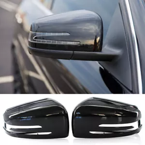 Spiegelkappen Für Mercedes-Benz C-Klasse W204 C204 S204 W212 S212 W221 Schwarz - Bild 1 von 12