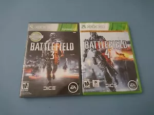 BATTLEFIELD 3 (COMPLETE) & 4 (DISC 2 ONLY) Xbox 360 - "DISCS ARE EXCELLENT" - Picture 1 of 11