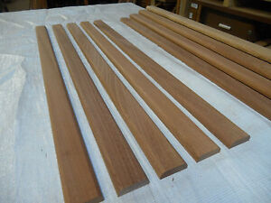 mahogany sapele quality moulded thick bench slats 1.22m x 35mm x 20mm 4ft 