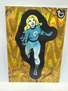 2025 Topps Marvel Comic Book Heros 1975 Golden Anniversary Invisible Woman /150 - Picture 1 of 2