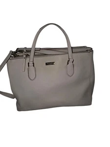 Kate Spade New York Leighann Laurel Way Blush Saffiano Leather Tote Satchel Bag  - Picture 1 of 12