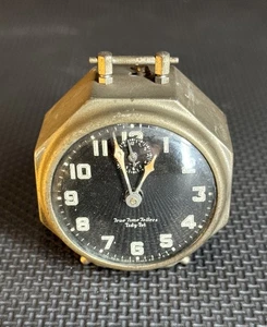 ATQ 1920s True Time Tellers Tidy Tot Windup Alarm Clock with Metal Frame, Tested - Picture 1 of 12