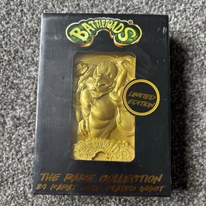 Lingotto Battletoads edizione limitata placcato oro 24 carati limitata al 1985 in tutto il mondo - Foto 1 di 3