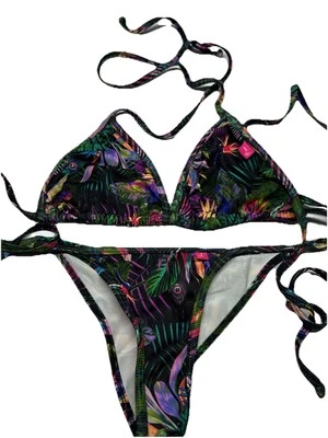 Bikini de natación micro Chynna Dolls 2 piezas parte superior talla M parte inferior ajustada S Paradise Foto 1 de 4