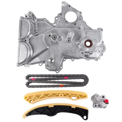 Timing Chain Kit Oil Pump Cover for Hyundai Veloster Kia Forte Rio Soul L4 1.6L - Image 1 of 4