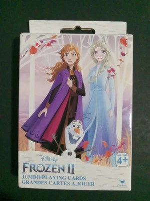 Disney Frozen 2 Jumbo Playing Cards New in Package - Image 1 of 2