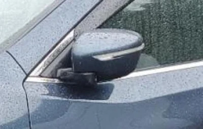 2014-2016 Nissan Rogue Blue Driver LH Power espelho de porta lateral com sinal OEM LKQ - Imagem 1 de 4