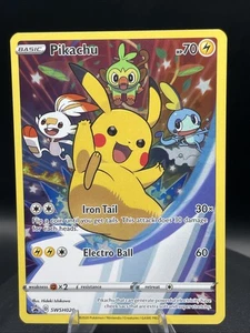 Pikachu SWSH020 SWSH: Sword & Shield Promo Cards Holo Pokemon Card - Picture 1 of 10