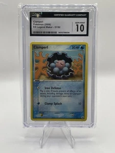 CGC 10 Gem Mint Pokemon Legend Maker CLAMPERL 51/92 - Picture 1 of 2