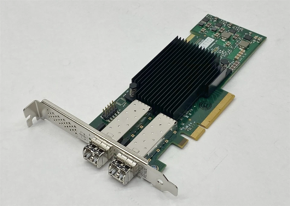 ATTO Celerity FC162E FC-162E Dual Port 16Gb/s Gen5 FC LP PCIe 3.0 Fiber Channel - Image 1 of 4
