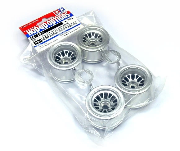 TAMIYA RC F104 Metal Plated Mesh Wheel Set for Rubber Tires (4pcs) 54201 - Image 1 of 1