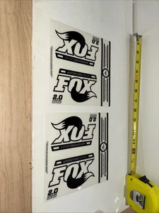 FOX SHOCKS SHOX 2.0 ADVENTURE SERIES GENUINE DECALS STICKERS SET OF 2 - Picture 1 of 3