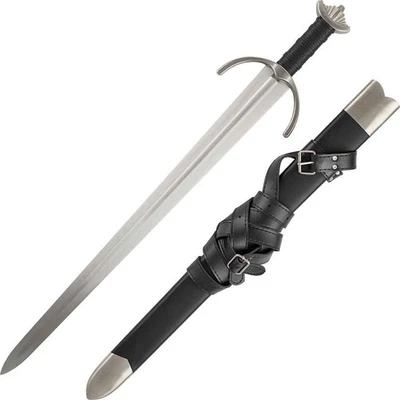 Espada vikinga hecha a mano del siglo XV Full Tang acero al carbono | lista para la batalla Foto 1 de 4